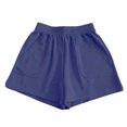 thumbnail image 2 of Women's Cotton Casual Pants, High Waisted Loose Fit Shorts with Pockets, Flowy Comfortable Beach Lounge Athletic Yoga Running, Ladies | VerBelle,Navy XL, 2 of 5
