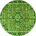 thumbnail image 1 of Ahgly Company Indoor Round Persian Green Traditional Area Rugs, 6' Round, 1 of 1