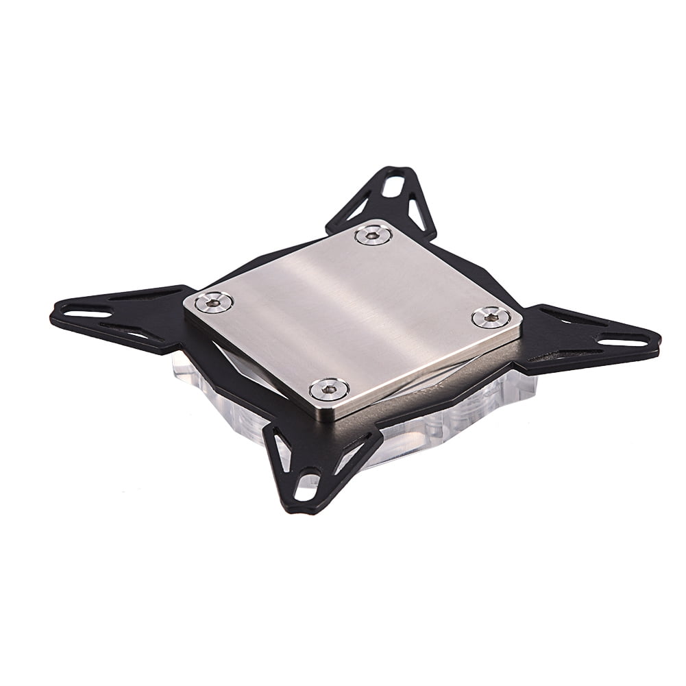 Universal CPU Water Block 0.3mm Mini Computer CPU Cooling Water Block Cooler Kit Red Copper Base for Intel.