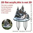 thumbnail image 3 of Christmas Eve forest Snowhouse Acrylic Garden and Sunlight Catcher Outdoor Courtyard Decoration, 3 of 6