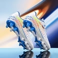 thumbnail image 5 of Utlike Boys Cleats For Youth Athletic Competition Football Shoes With Firm Ground Studs For Enhanced Traction And Speed White Size 37, 5 of 7