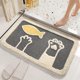 thumbnail image 1 of Alfombra de baño hermosa alfombra de ducha, lujoso felpudo de alta absorción y antiderrapante, lavadora en máquina adecuada para baño, ducha y baño, 1 of 5