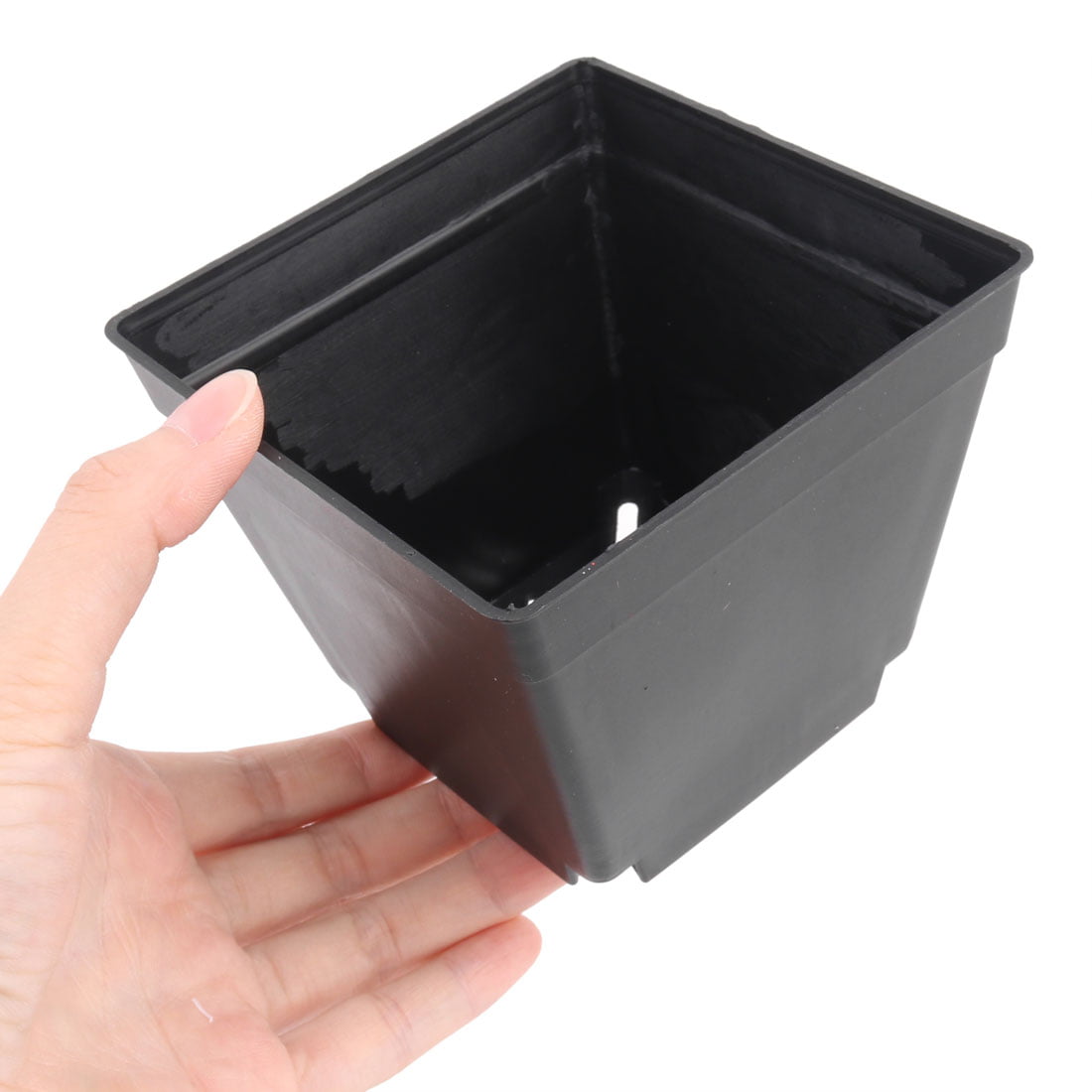 Plastique noir carré SOUCOUPES-Idéal pour 11 L pots Pack de 10 