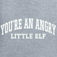 thumbnail image 6 of Wild Bobby Vintage Movie Quote You're An Angry Little Elf Women Graphic Long Sleeve T-Shirt, Heather Grey, Medium, 6 of 6