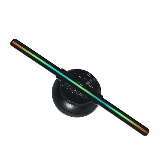 Holographic Fan, 6.3in/16cm 3D Hologram Fan, Holographic Projector ,Creating Good Attraction