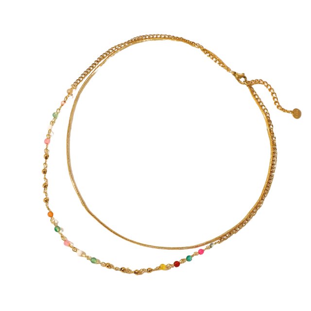 Minnieouse Collar de mujer, cadena decorativa para el cuello, gargantilla ajustable, joyería de moda, compromiso, aniversario, decoración para niñas Ropa, zapatos y accesorios Miscelánea Minnieouse AP017580-00