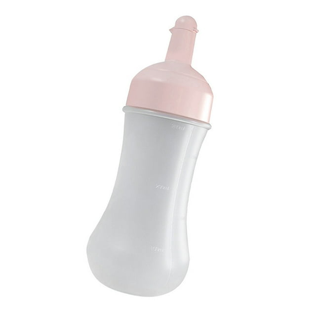 tredstone 3PCS Sauce Bottle 350ML Squeezing Condiment Dispenser Plastic Empty Kitchen Cooking Salad Bottle Pink 1Set