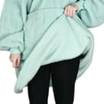 thumbnail image 3 of Oversized Hoodie Blanket Sweatshirt,Super Soft Warm Comfortable Fleece Giant Pullover with Large Front Pocket,for Adults Men Women Teenagers Kids Wife Girlfriend, 3 of 6