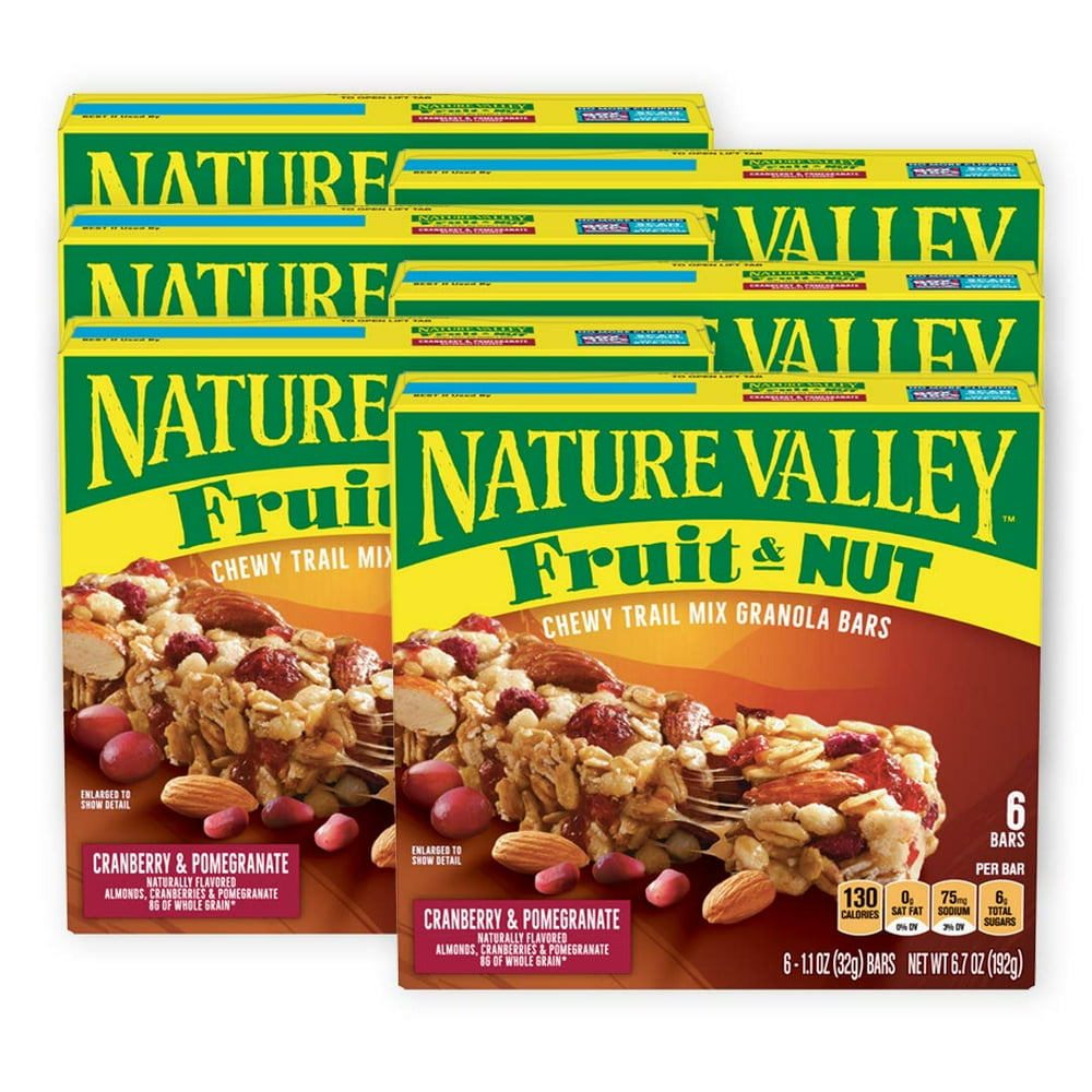 Nature Valley Chewy Trail Mix Granola Bars, Cranberry and Pomegranate