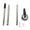 Silver and Black (3 Section), variant on BIMZUC Rotary Lawn Edger Single Wheel Manual Edging Cutter with Handle for Yard Sidewalk 4 Section 67.32 inches / 171 cm