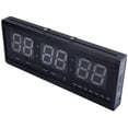 thumbnail image 3 of Reloj de Pared Digital LED ANGGREK Grande con Fecha y Temperatura Verde 12/24 Horas, 3 of 7