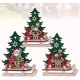 thumbnail image 1 of Adorno de Navidad de madera Trineo de Navidad Santa Muñeco de nieve Reno Adornos de mesa Regalos Navidad Artesanía Asamblea Juguetes3pcs), 1 of 2
