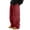 #242-Red, variant on Men Oversized Wide Leg Cargo Pants Elastic Waist Large Pocket Baggy Loose Fit Streetwear Hip Hop Casual Cargo Long Pants Gifts for Father