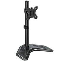 HOMOUNT Single Monitor Stands Fits 13'' to 32'' Screen, Freestanding Monitor Mount for Desk, VESA 75x75 100x100, up to 17.6lbs