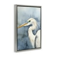 thumbnail image 4 of Stupell Industries Beach Bird on Blue Animals & Insects Painting Gray Floater Framed Canvas Art Print Wall Art, 17 x 25, 4 of 10