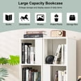 thumbnail image 6 of Costway 2 PCS 3-tier Wood Bookshelf Display Storage Rack for Small Spaces White, 6 of 11