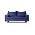 thumbnail image 2 of Sofá Cama Makora De Lino Azul Beehive Memory Foam Modelo Asimut, 2 of 8
