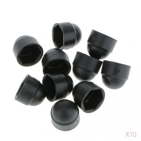 

100Pcs Hex Nut Cover Protective M8x13mm Bolt s Covers Exposed Hexagon Plastic