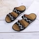 thumbnail image 4 of Zapatillas de punta abierta con tacón inclinado para mujer, sandalias cómodas, sandalias informales cómodas para la playa Wmkox8yii  hj789, 4 of 4