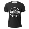 thumbnail image 5 of California Graphic Tees for Men 2026 Summer Casual Short Sleeve Crewneck T Shirts West Coast Streetwear, 5 of 5