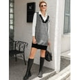 thumbnail image 3 of Zeagoo Womens Sweater Vest Dress Oversized Knitted Sleeveless Pullovers Sweaters V Neck Tank Sweater Dress Fall Winter, 3 of 6