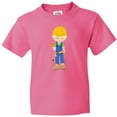 thumbnail image 3 of Inktastic Construction Worker, Blond Hair, Boy With Hammer Youth T-Shirt, 3 of 5