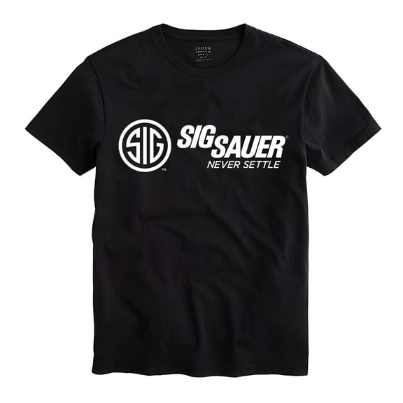 T-shirt Sig Sauer Never TM Men Unisex Black Shirt Size S-5XL