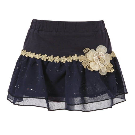 Richie House Girls' Sweet Skirt with Elastic Waistband RH1634