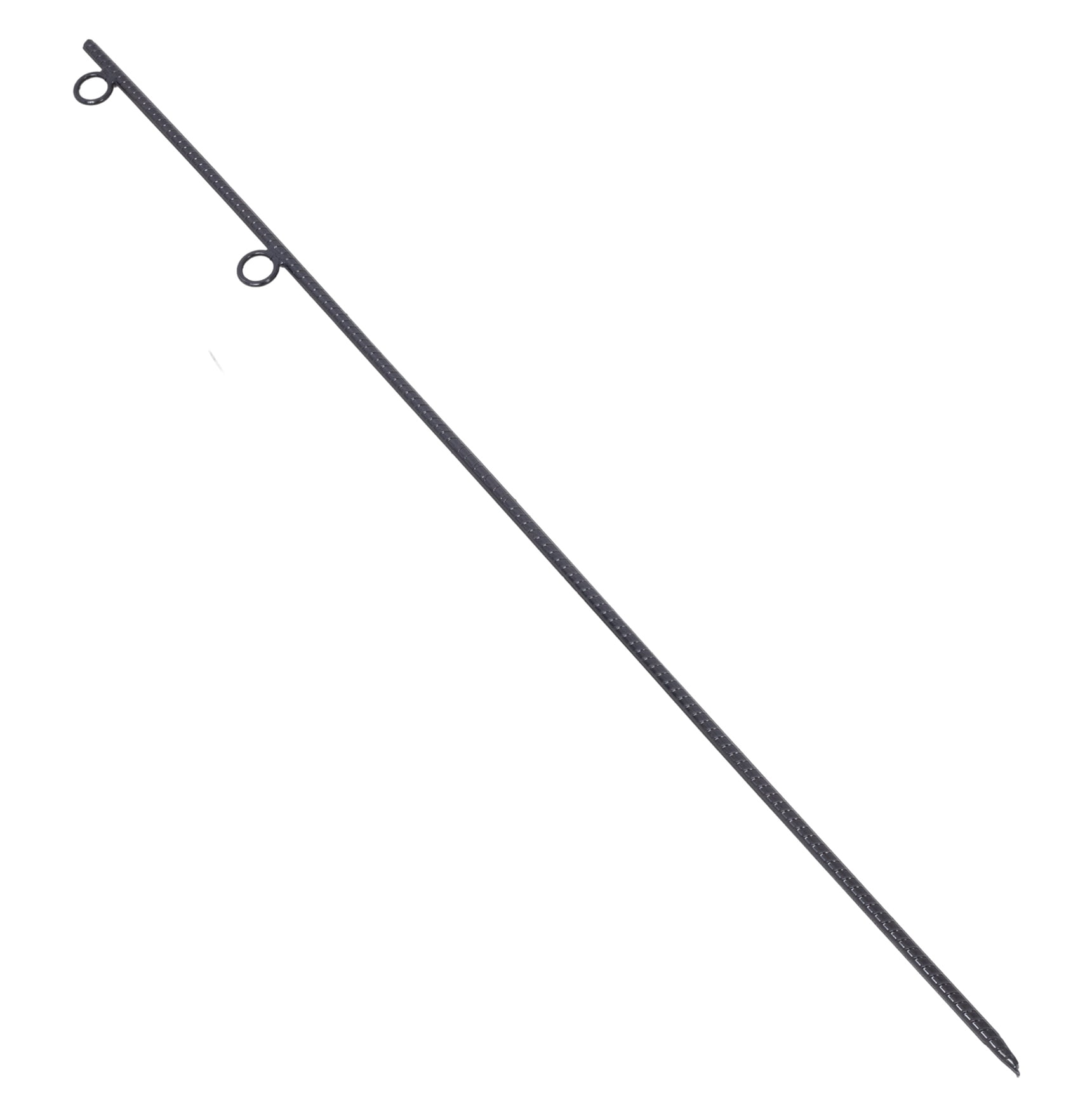 Tent Stakes with Loop 4pcs, 5/8x55.5 Inch Steel Canopy Stakes, Heavy Duty Ground Stakes for Campsites, Canopies, Garden Support
