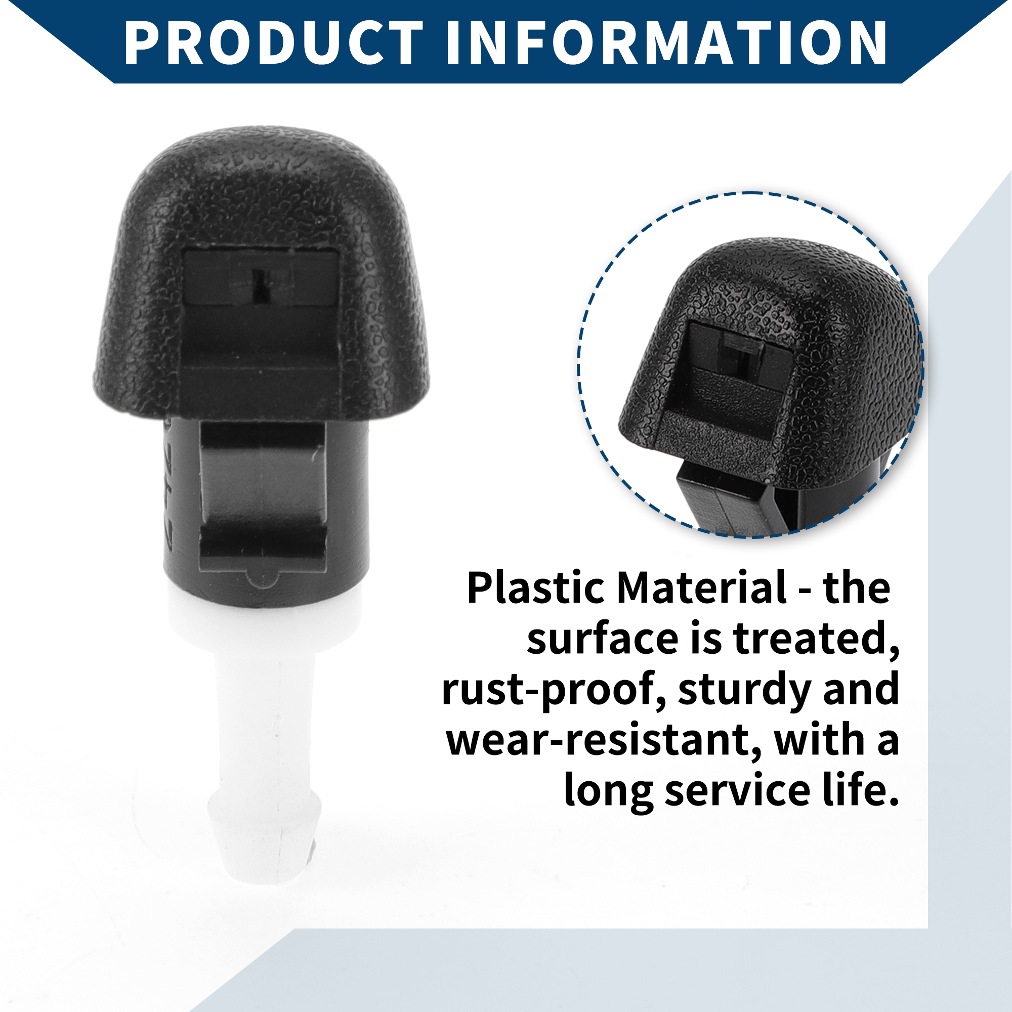Unique Bargains Windshield Washer Nozzle for Subaru Outback for Subaru Legacy