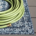 thumbnail image 5 of SAFAVIEH Courtyard Aditya Medallion Indoor/Outdoor Area Rug, Navy/Grey, 8' x 11', 5 of 13