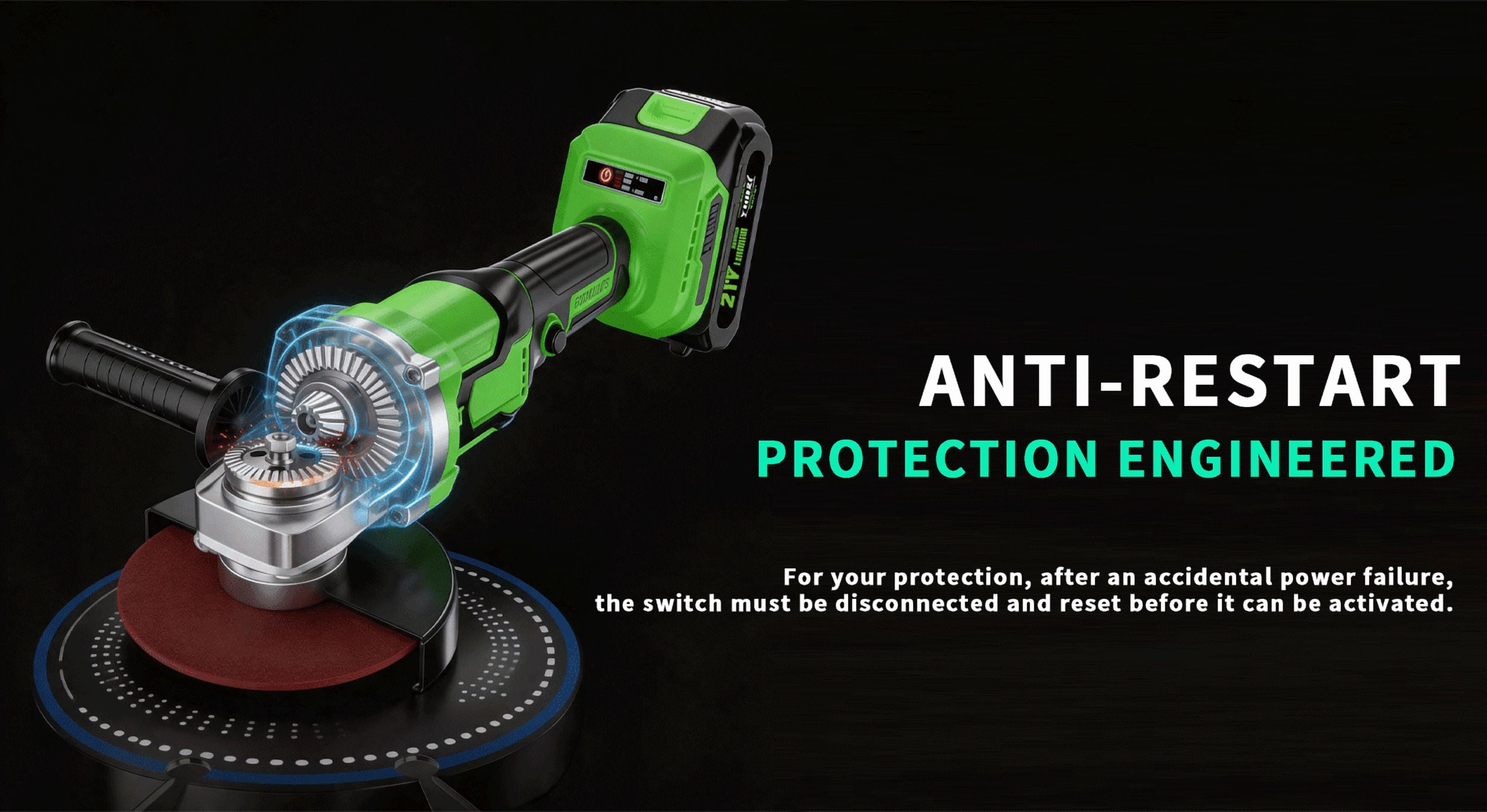 DGB This portable cordless angle grinder is designed for outdoor and on-site work, providing reliable power where traditional corded tools can’t reach. Whether you’re working at a construction site,