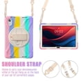 thumbnail image 2 of XYX Case for Lenovo Tab M11 11 inch 2024/Xiaoxin Pad 2024 with 360 Degree Rotating, Hand Strap, Shoulder Strap, Colourful Pink, 2 of 7
