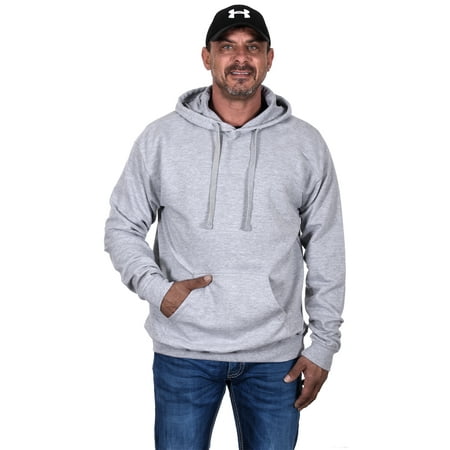 - Men's Cotton Blend Long Sleeve Pullover Hoodies in 5 Great Color Combinations