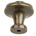 thumbnail image 4 of GlideRite 1-1/8 in. Round Snowflake Cabinet Knob, Antique Brass, Pack of 10, 4 of 5