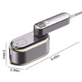 thumbnail image 3 of Wzzjkit Travel Mini Steam Iron, 180 ° Foldable Handheld Garment Steamers, Ironing & Steaming 1, Portable Ironing Machine, Fabric Steamers for Home and Travel, 3 of 9