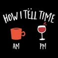 thumbnail image 3 of CafePress - How I Tell Time Coffee AM Wi - Women's Dark Pajamas, 3 of 4