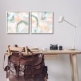 thumbnail image 2 of Contemporary Pastel Collage Abstract Abstract Painting White Framed Art Print Wall Art, Set of 2, 2 of 8