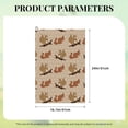 thumbnail image 4 of Kdxio Cartoon Squirrel Pattern Golf Towel (24" X 16") with Carabiner Clip - The Convenient Golf Cleaning Towel, 4 of 8