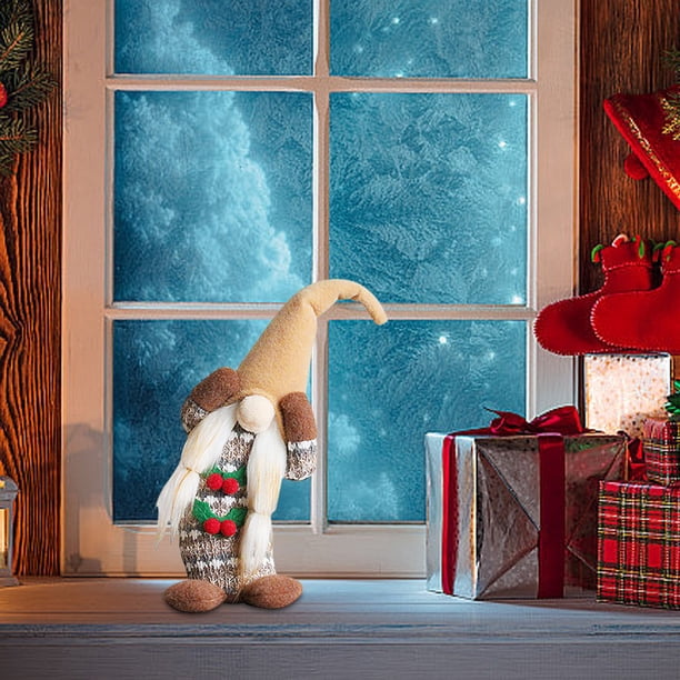 Figura de Muñeca Sin Rostro Enano Anciano de Peluche Decoración Festival onlyliua
