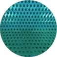thumbnail image 1 of Ahgly Company Machine Washable Indoor Round Transitional Dark Turquoise Green Area Rugs, 4' Round, 1 of 7