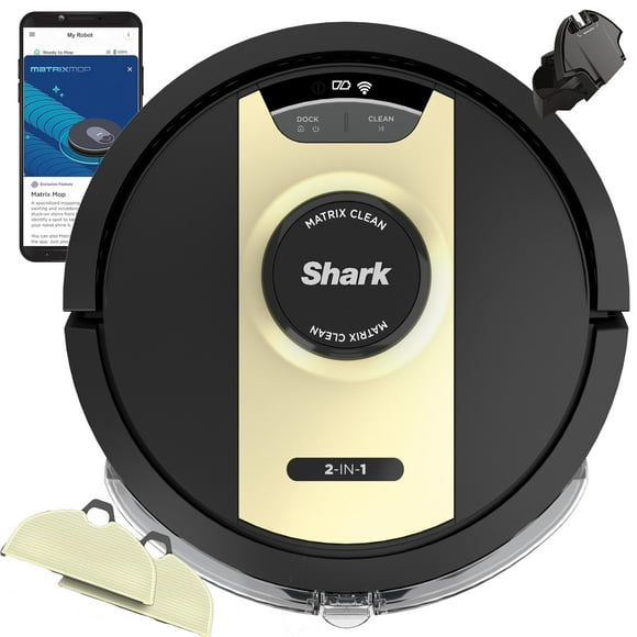 Robot aspirador y mopa Shark RV2410WD IQ 2 en 1 para pelo de mascotas