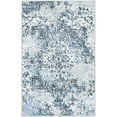 thumbnail image 2 of Unique Loom Kamala Washable Collection Area Rug - Vintage (2'  x 3' 1" Rectangle Navy Blue/Gray), 2 of 9