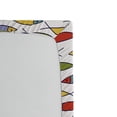 thumbnail image 2 of Ambesonne Colorful Fitted Sheet, Fish Animals, Full Size, Multicolor, 2 of 2