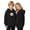 Black, variant on Otqutp Kids Boys Girls Pullover Hoodie Cute Panda Graphic Long Sleeve Sweatshirt Fashion Loose Tops with Kangaroo Pocket