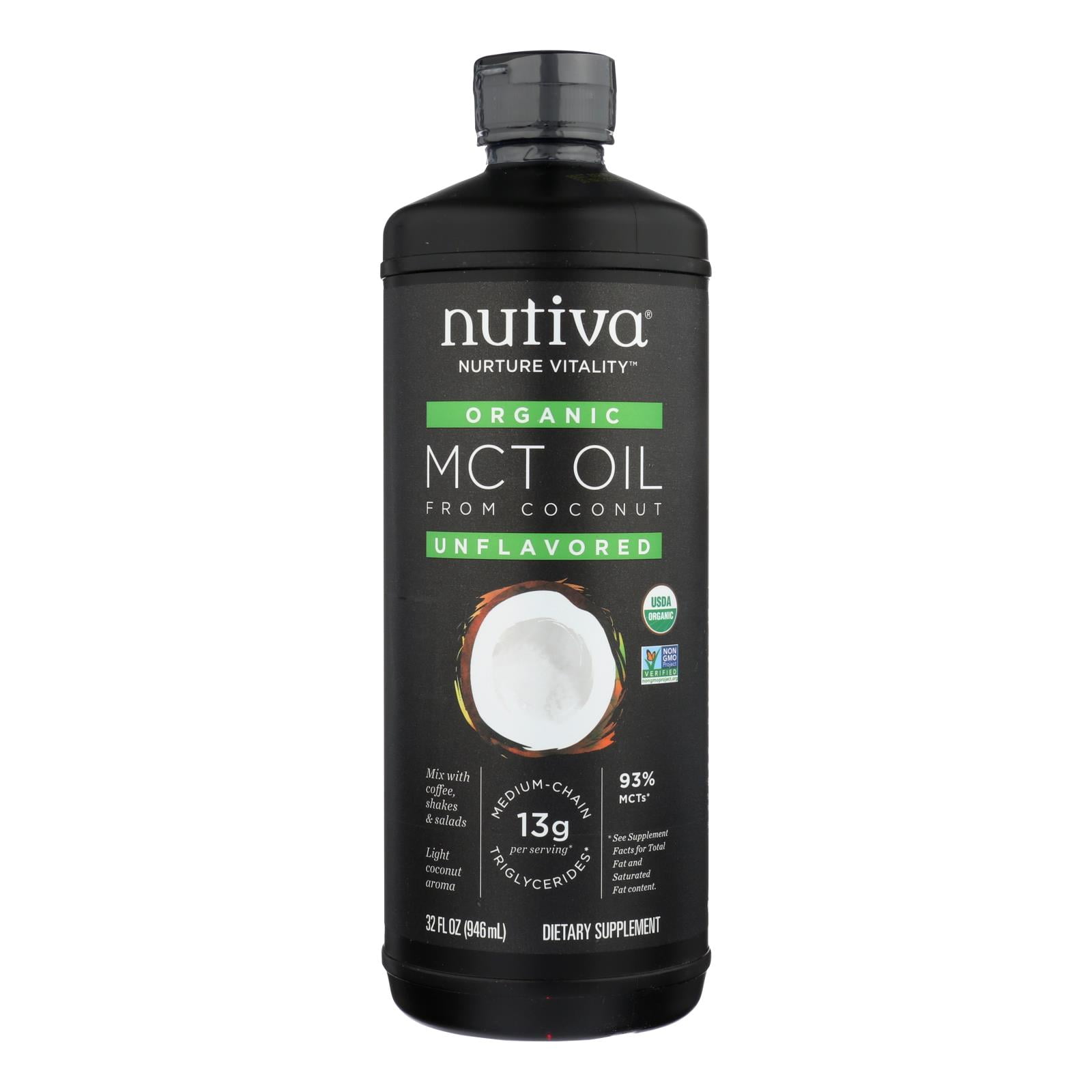 Nutiva 100% Organic Mct Oil - 32 fl oz - Walmart.com - Walmart.com