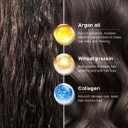Karseell Collagen Hair Mask & Argan Oil Set, Deep Conditioning Hair Treatment for Dry Damaged Hair, Repair & Moisturize All Hair Types, 16.9 fl oz + 1.69 fl oz
