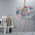 thumbnail image 4 of Hippie Persian Portrait Watercolor Tie-Dye Vintage Styles Horizontal Matte Canvas Poster Cat Lover Kitten Owner Gifts Wall Art Home Decor - 00014, 4 of 5