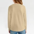 thumbnail image 4 of Girls Long Sleeve Shirts Casual Crewneck Blouses Tops Cotton Girls Shirts with Lace Sleeve Tunics 5-14 Years, 4 of 6