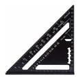 thumbnail image 4 of Regla triangular métrica cuadrada de velocidad: regla del sistema métrico de aleación de aluminio, pestaña de transportador cuadrado, herramienta de medición de carpintero de ingeniero de alta, 4 of 5